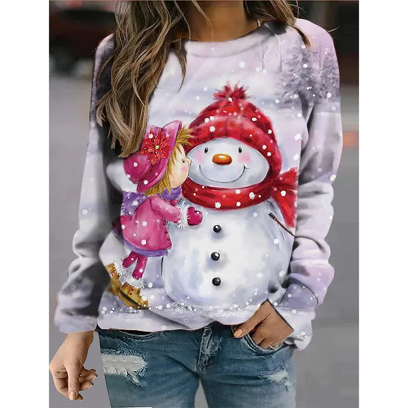 Winter Women Christmas 3D Print Sweatshirts Kawaii Santa Claus Pullover Hoodies Female Long Sleeve Top Streetwear Party Clothing
Winter Women Christmas 3D Print Sweatshirts Kawaii Santa Claus Pullover Hoodies Female Long Sleeve Top Streetwear Party Clothing