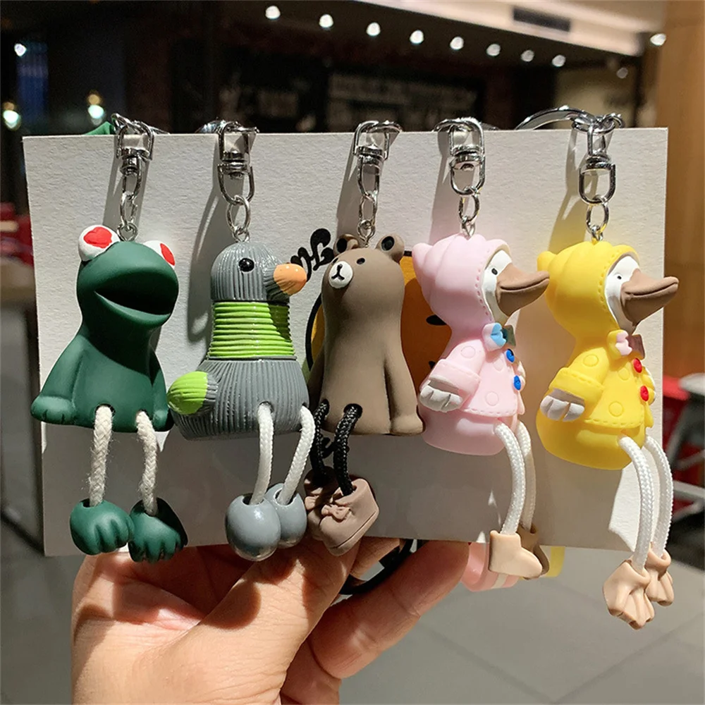 Cartoon Animal Keychain Duck Frog Charm Couples Key Chain Accessory Party Souvenir Cute Gift DIY Decorative Supplies Car Keyring
Cartoon Animal Keychain Duck Frog Charm Couples Key Chain Accessory Party Souvenir Cute Gift DIY Decorative Supplies Car Keyring