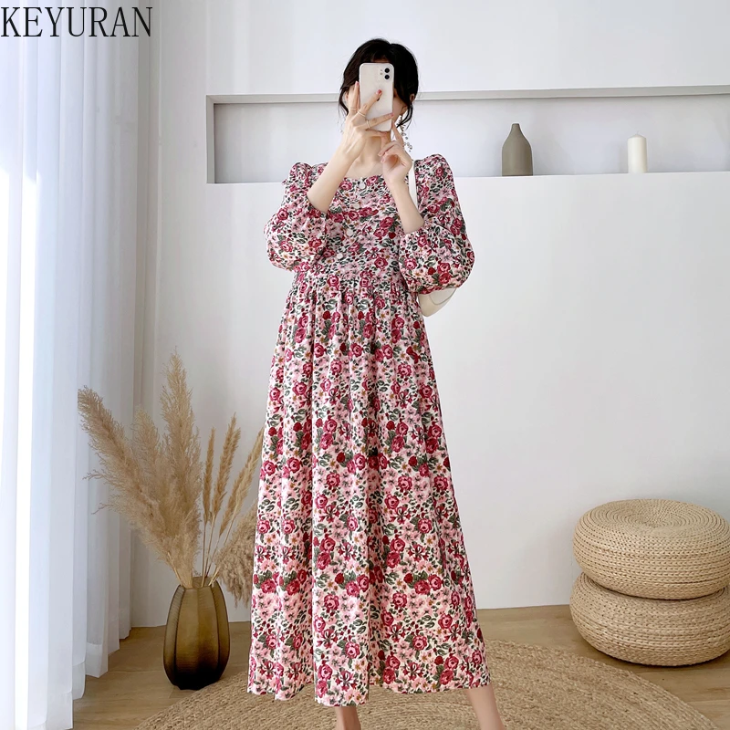 2022 Spring Floral Print Maternity Dresses Long Sleeve Open Button for Breastfeeding Clothes for Pregnant Women Pregnancy Dress
2022 Spring Floral Print Maternity Dresses Long Sleeve Open Button for Breastfeeding Clothes for Pregnant Women Pregnancy Dress