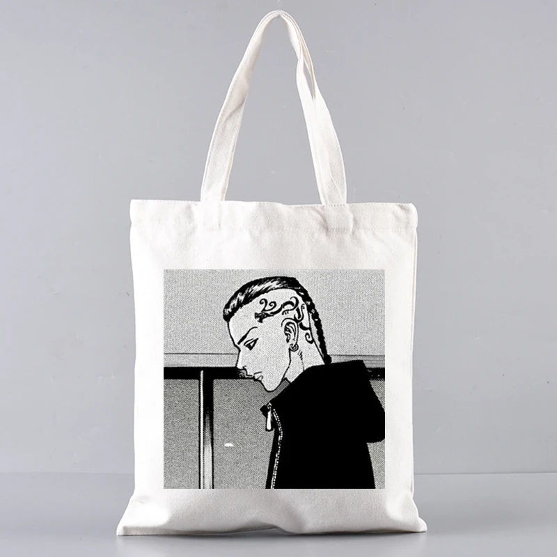 Tokyo Revengers Draken Ken Ryuguji Canvas Shopping Bag Print Female Cloth Shoulder Bag Eco Handbag Tote Reusable Shopper Bags
Tokyo Revengers Draken Ken Ryuguji Canvas Shopping Bag Print Female Cloth Shoulder Bag Eco Handbag Tote Reusable Shopper Bags