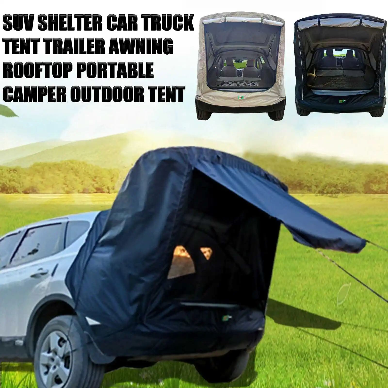 Car Truck Tent SUV Universal Self-driving Car Tail Extension Tent Outdoor Mobile Rainproof Sun Protection Portable Camping Tent
Car Truck Tent SUV Universal Self-driving Car Tail Extension Tent Outdoor Mobile Rainproof Sun Protection Portable Camping Tent