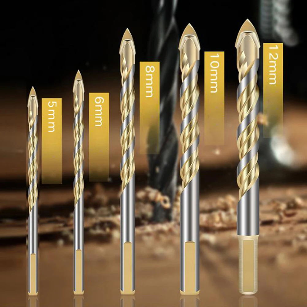 5pc Tungsten Carbide Drill Bit Set 6/6/8/10/12mm For Porcelain Tile Concrete Brick Glass Ceramic Block Drilling Woodworking Tool
5pc Tungsten Carbide Drill Bit Set 6/6/8/10/12mm For Porcelain Tile Concrete Brick Glass Ceramic Block Drilling Woodworking Tool
