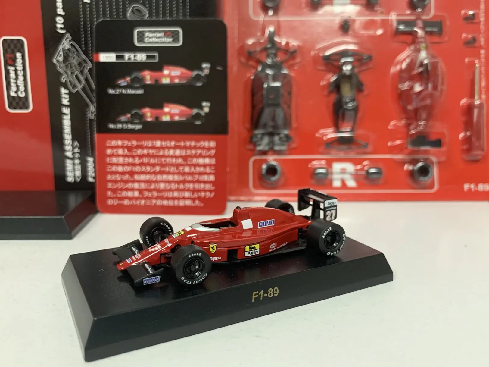 Модель автомобиля игрушечная из литого сплава 1:64 KYOSHO Dydo ferrari f1-89 #27 #28
Модель автомобиля игрушечная из литого сплава 1:64 KYOSHO Dydo ferrari f1-89 #27 #28