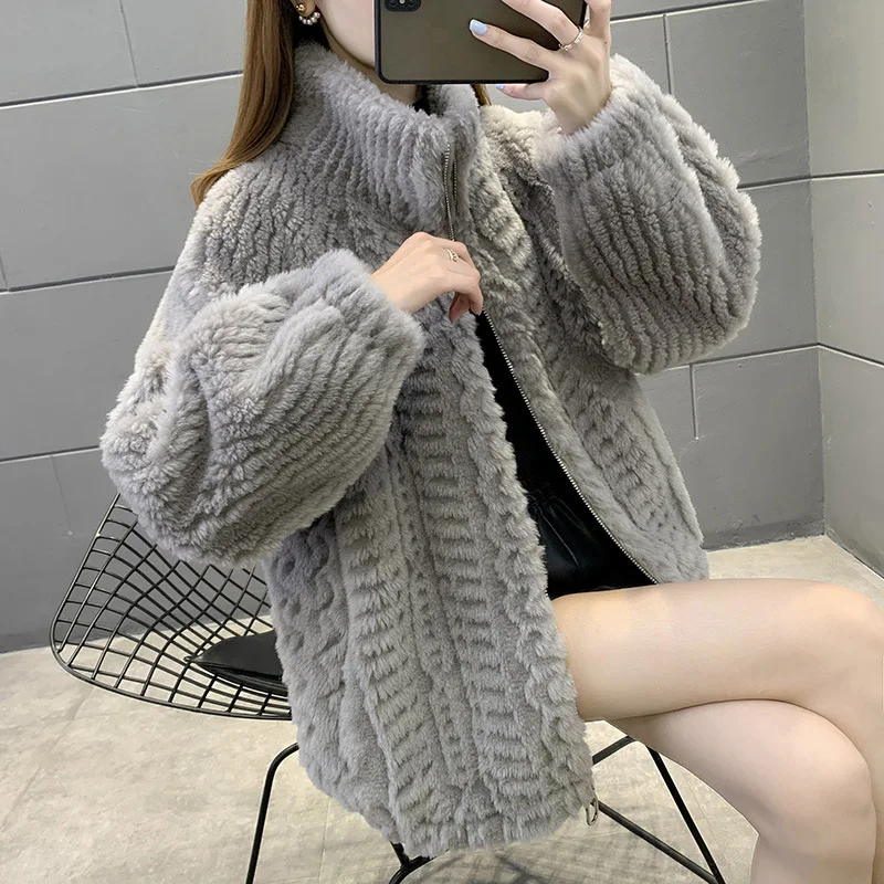 Woman Fashion Real Fox Fur Overcoats Female Winter Coat Thick Warm Natural Furry Fur Jacket Coats Mujer Basic Casual Coat G205
Woman Fashion Real Fox Fur Overcoats Female Winter Coat Thick Warm Natural Furry Fur Jacket Coats Mujer Basic Casual Coat G205