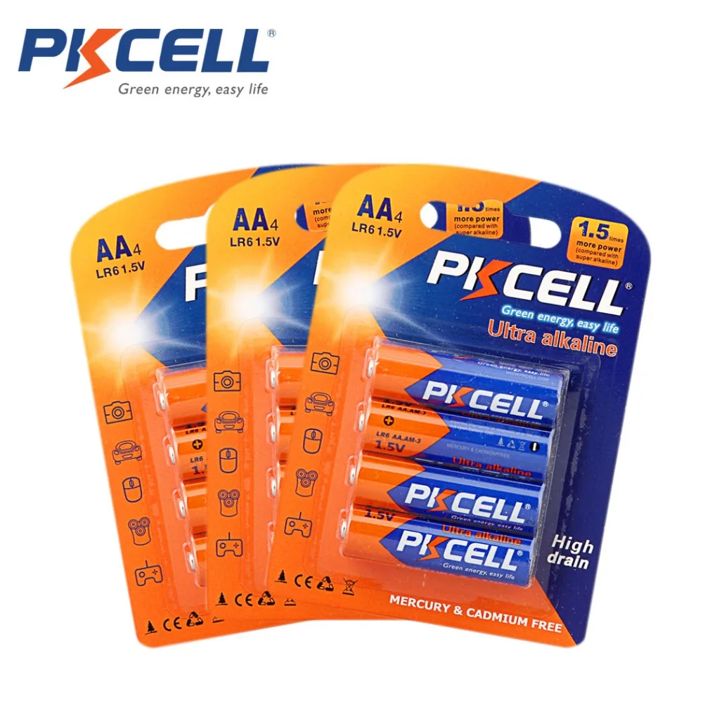12Pcs/3Blister AA Battery 1.5Volts LR6 AM3 E91 MN1500 1.5v Alkaline Dry Batteries 2A Single Use Battery
12Pcs/3Blister AA Battery 1.5Volts LR6 AM3 E91 MN1500 1.5v Alkaline Dry Batteries 2A Single Use Battery