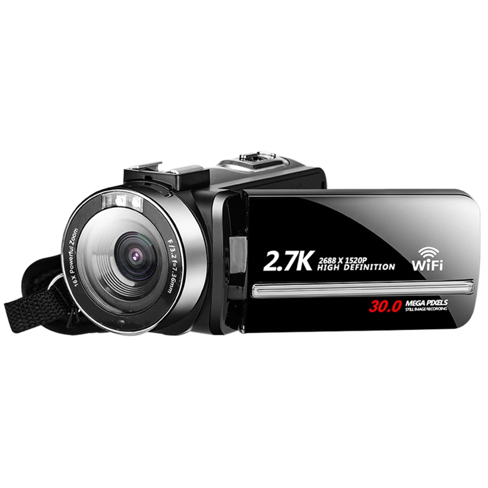 2.7K 30MP High Definition Wide Angle Digital Camcorder Touch Screen USB Rechargeable With Microphone 16X Zoomable Night Vision
2.7K 30MP High Definition Wide Angle Digital Camcorder Touch Screen USB Rechargeable With Microphone 16X Zoomable Night Vision