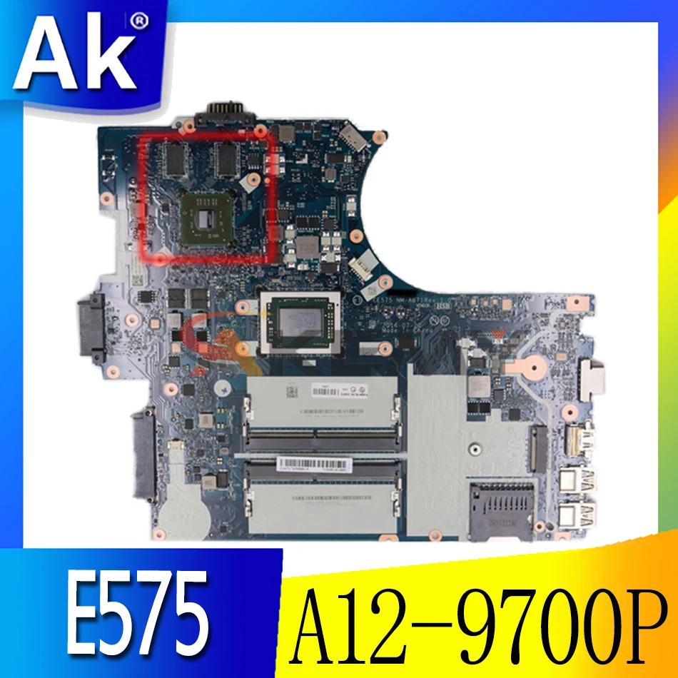 Akemy CE575 NM-A871 для ThinkPad lenovo E575, материнская плата для ноутбука 15,6 дюйма A12-9700P DDR4 Radeon R5 M430
Akemy CE575 NM-A871 для ThinkPad lenovo E575, материнская плата для ноутбука 15,6 дюйма A12-9700P DDR4 Radeon R5 M430