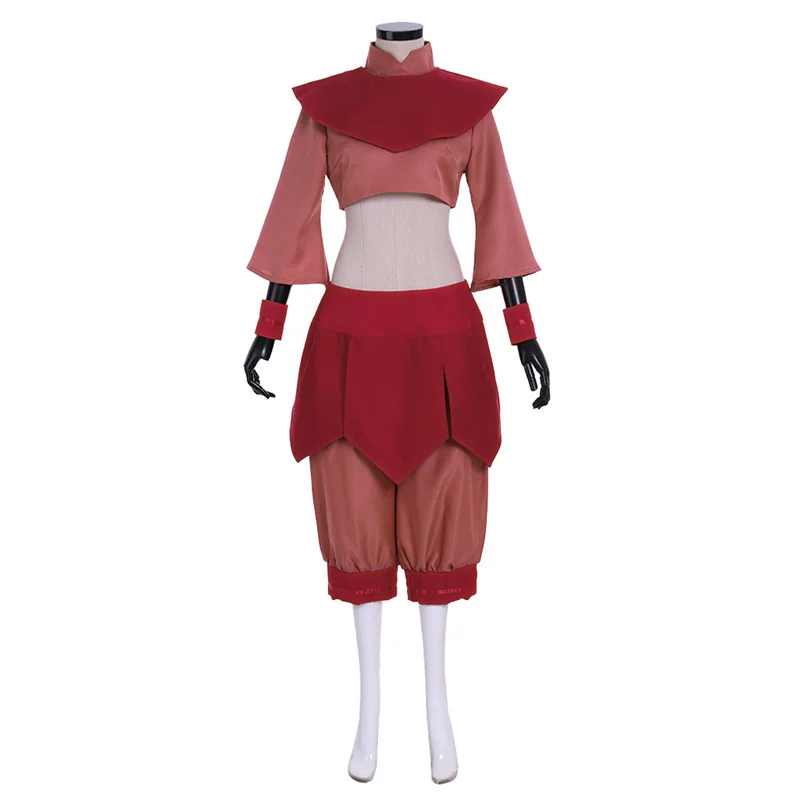 

Avatar The Last Airbender Ty Lee Cosplay Costume Women Kungfu Uniform Halloween Carnival Full Set Custom Made