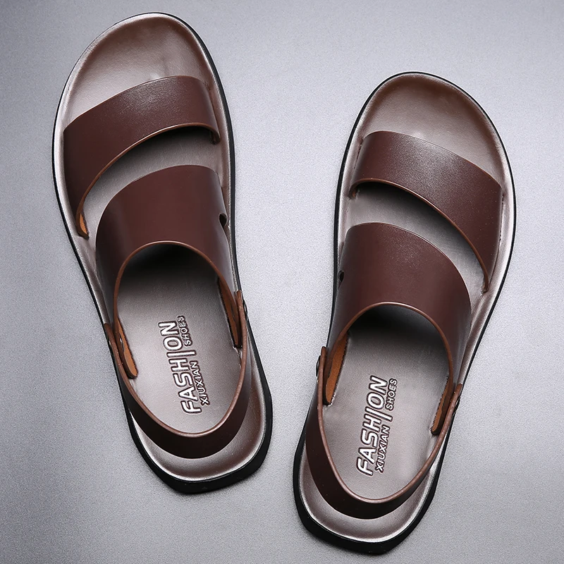 Qmaigie Formal sandals men Leather New 2023 Fashion Vintage Men Shoes luxury brand Soft comfort slides Summer Beach Slippers
Qmaigie Formal sandals men Leather New 2023 Fashion Vintage Men Shoes luxury brand Soft comfort slides Summer Beach Slippers
