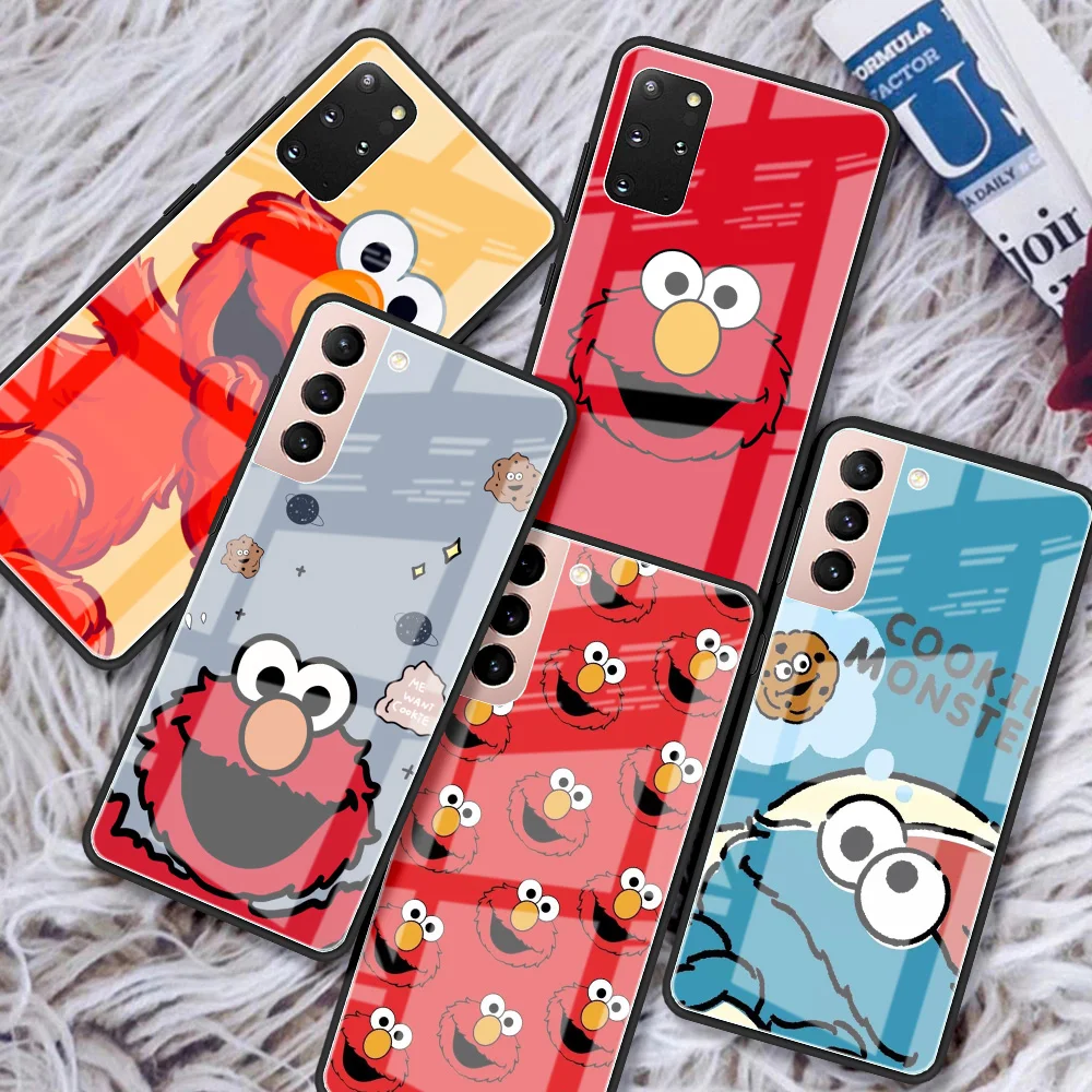 Sesames Cookie Elmo Phone Funda Case For Samsung S22 S21 Ultra S20 FE S10 S8 S9 Plus Tempering Glass Cover Note 20 10 9 Capa
Sesames Cookie Elmo Phone Funda Case For Samsung S22 S21 Ultra S20 FE S10 S8 S9 Plus Tempering Glass Cover Note 20 10 9 Capa