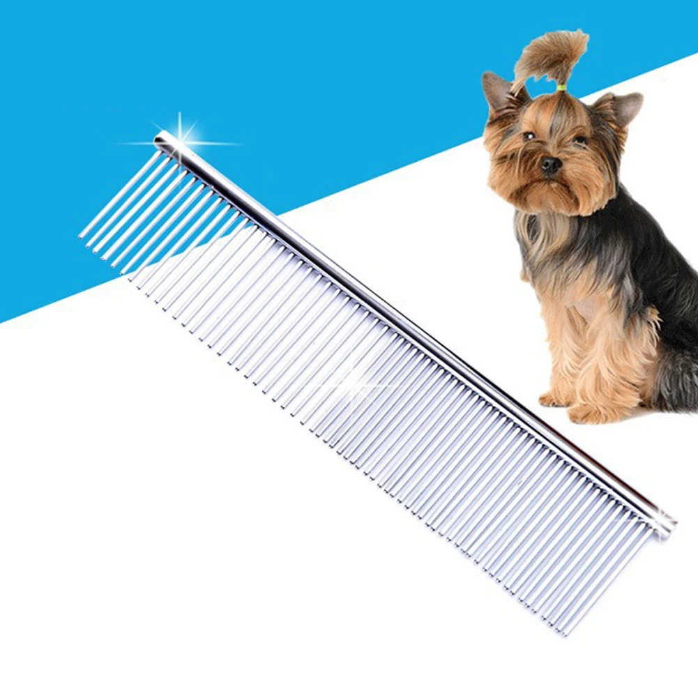 Pet Puppy Dog Cat Metal Double Row Teeth Brush Grooming Hair Comb Fur Rake Kitten Massage Groom Stripping Hair Fur Comb
Pet Puppy Dog Cat Metal Double Row Teeth Brush Grooming Hair Comb Fur Rake Kitten Massage Groom Stripping Hair Fur Comb