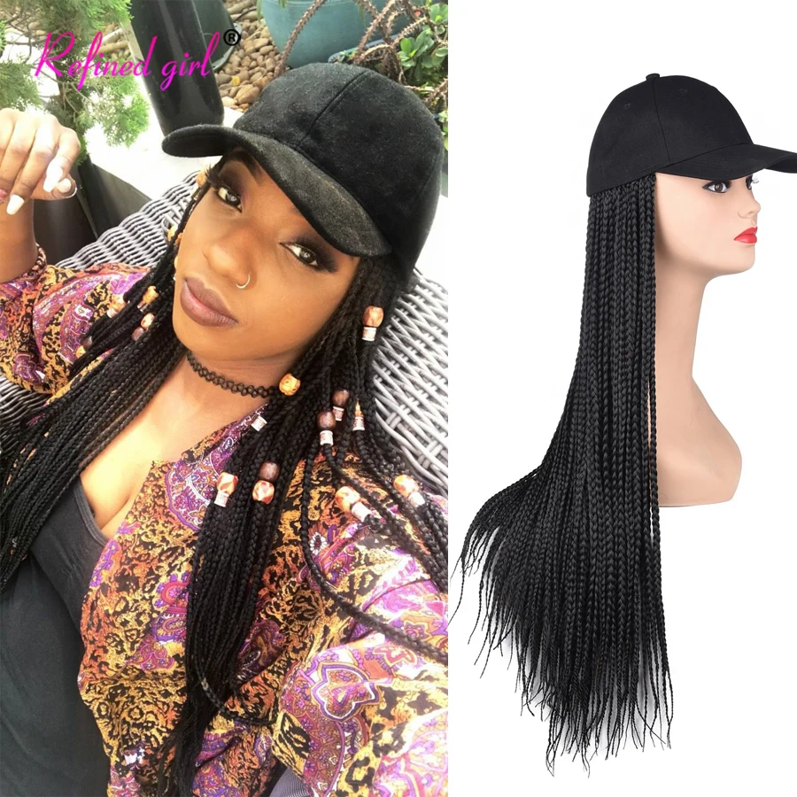 Baseball Cap Wig Braided Box Braids Wigs for Women Girls Hat with Braiding Hair Extensions for Black White Women
Baseball Cap Wig Braided Box Braids Wigs for Women Girls Hat with Braiding Hair Extensions for Black White Women