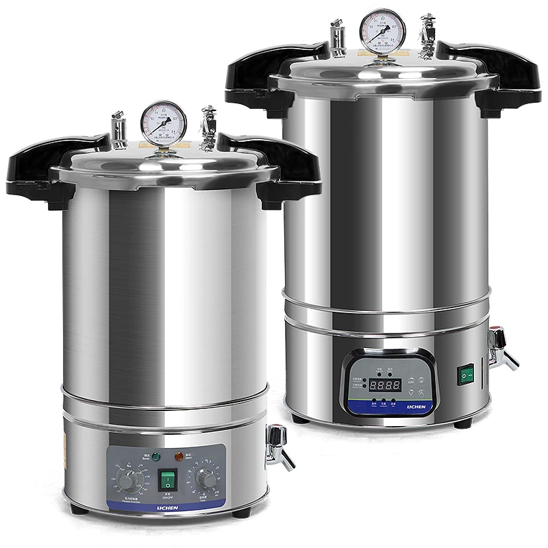Stainless Steel Portable High Pressure Sterilization Pot High Temperature Steam Sterilizing Pan Vertical Digital Display
Stainless Steel Portable High Pressure Sterilization Pot High Temperature Steam Sterilizing Pan Vertical Digital Display