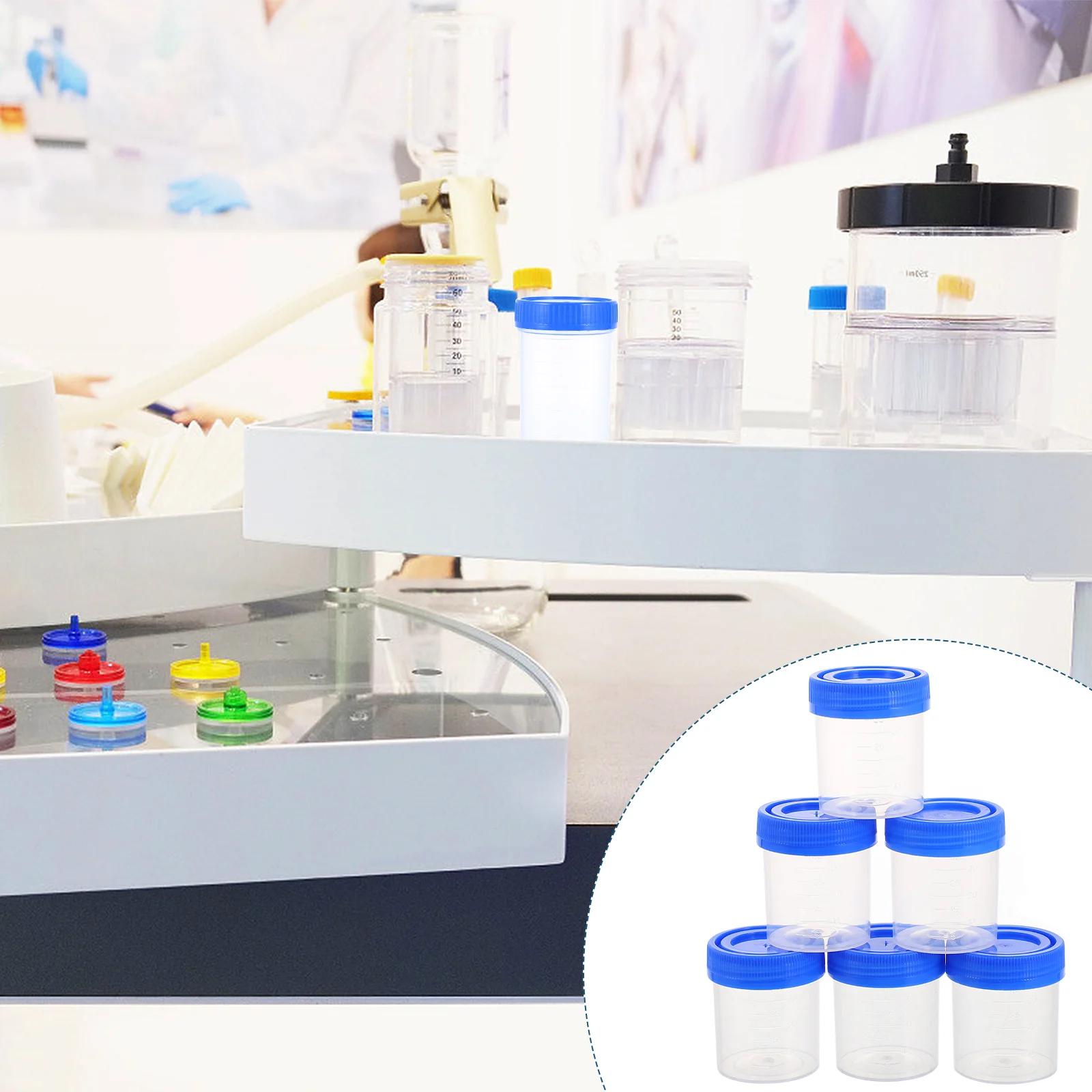 50 Pcs Sample Screw Urine Cup Plastic Containers Lids Specimen Cups Pp Medical Scale
50 Pcs Sample Screw Urine Cup Plastic Containers Lids Specimen Cups Pp Medical Scale