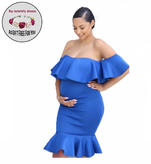 Women Mermaid Maternity Dresses Off-Shoulder Cascading Ruffles Maternity Skirt maternity dress for photography
Women Mermaid Maternity Dresses Off-Shoulder Cascading Ruffles Maternity Skirt maternity dress for photography