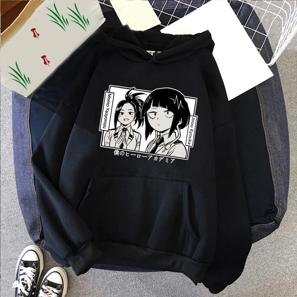 My Hero Academia Anime Hoodies Funny Cartoon Jirou Kyouka/Kayama Nemuri Harajuku Print Unisex Oversized Long Sleeve Sweatshirts
My Hero Academia Anime Hoodies Funny Cartoon Jirou Kyouka/Kayama Nemuri Harajuku Print Unisex Oversized Long Sleeve Sweatshirts