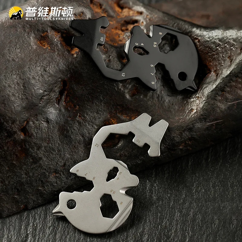 Factory Direct Sales EDC Portable Outdoor Combination Tool Card 18-in-1 Multifunctional Skull-Shaped Fine Punch Tool Card
Factory Direct Sales EDC Portable Outdoor Combination Tool Card 18-in-1 Multifunctional Skull-Shaped Fine Punch Tool Card