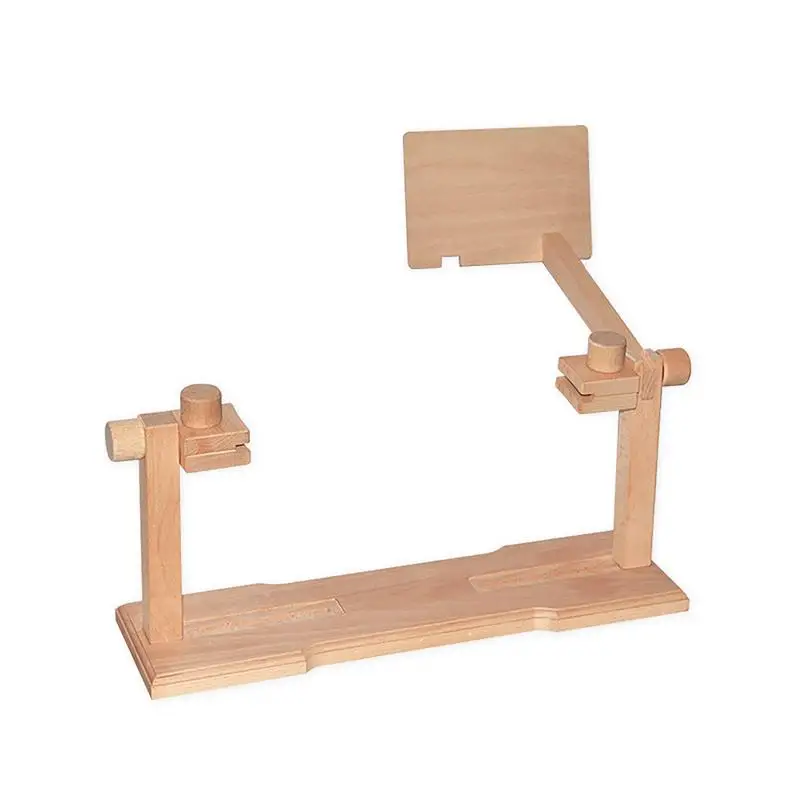 Embroidery Stand For Cross Size Adjustable Embroidery Table Stand Hand Polished Natural Wood Suitable for Studio 
Embroidery Stand For Cross Size Adjustable Embroidery Table Stand Hand Polished Natural Wood Suitable for Studio