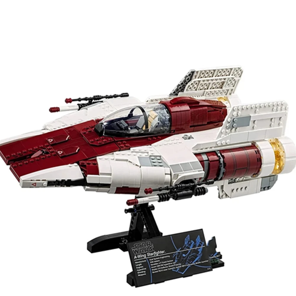 New 1673PCS Star Space Wars UCS RZ-1 A-wing Fighter Interceptor Starfighter Model 75275 Building Block Bricks Toy Kid Gift
New 1673PCS Star Space Wars UCS RZ-1 A-wing Fighter Interceptor Starfighter Model 75275 Building Block Bricks Toy Kid Gift