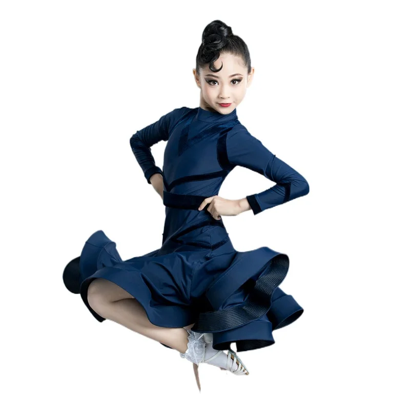 Professional High-end Latin Dance Dress Girl Ballroom Dancing Rumba Samba Kids Dance Costume Modern Carnival Jazz Dancewear 
Professional High-end Latin Dance Dress Girl Ballroom Dancing Rumba Samba Kids Dance Costume Modern Carnival Jazz Dancewear