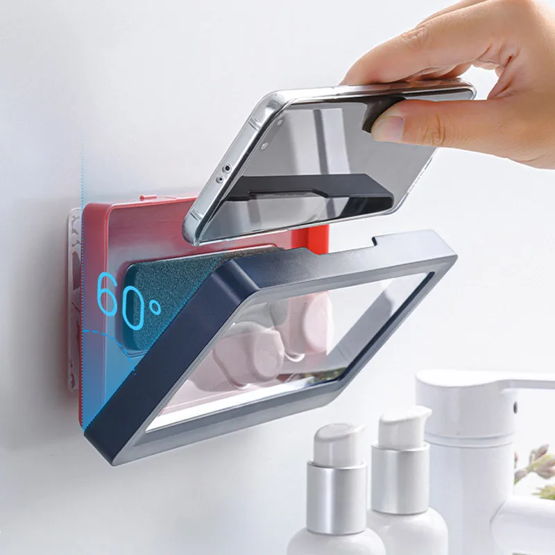 1PC Soap Bracket Waterproof Storage Box Touch Screen Mobile Phone Holder Wall Mounted No Punch Shower Hanging
1PC Soap Bracket Waterproof Storage Box Touch Screen Mobile Phone Holder Wall Mounted No Punch Shower Hanging