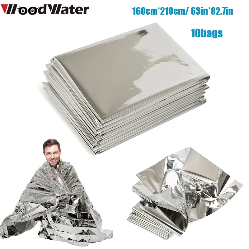 10 pcs Disposable Foil Mylar Thermal Blankets Slimming Blanket Sauna Massage Blanket Body Wrap For Sauna Hiking Survival
10 pcs Disposable Foil Mylar Thermal Blankets Slimming Blanket Sauna Massage Blanket Body Wrap For Sauna Hiking Survival