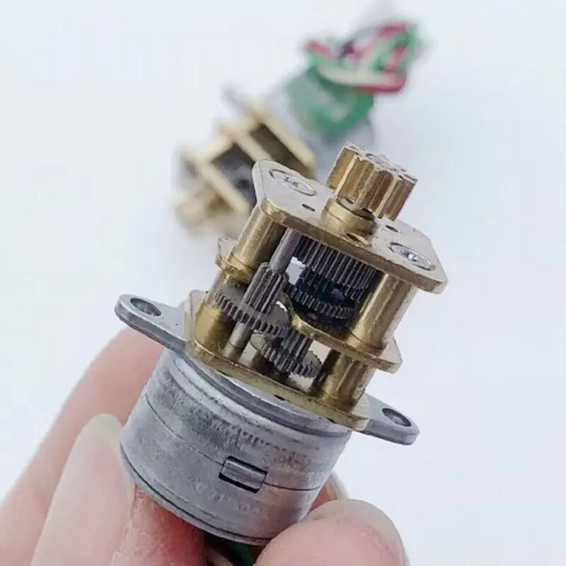 15BY Micro 15mm Full Metal Gearbox 2-phase 4-wire Gear Reducer Stepper Motor 10 Teeth Metal Copper Gear DIY Robot Monitor Camera
15BY Micro 15mm Full Metal Gearbox 2-phase 4-wire Gear Reducer Stepper Motor 10 Teeth Metal Copper Gear DIY Robot Monitor Camera