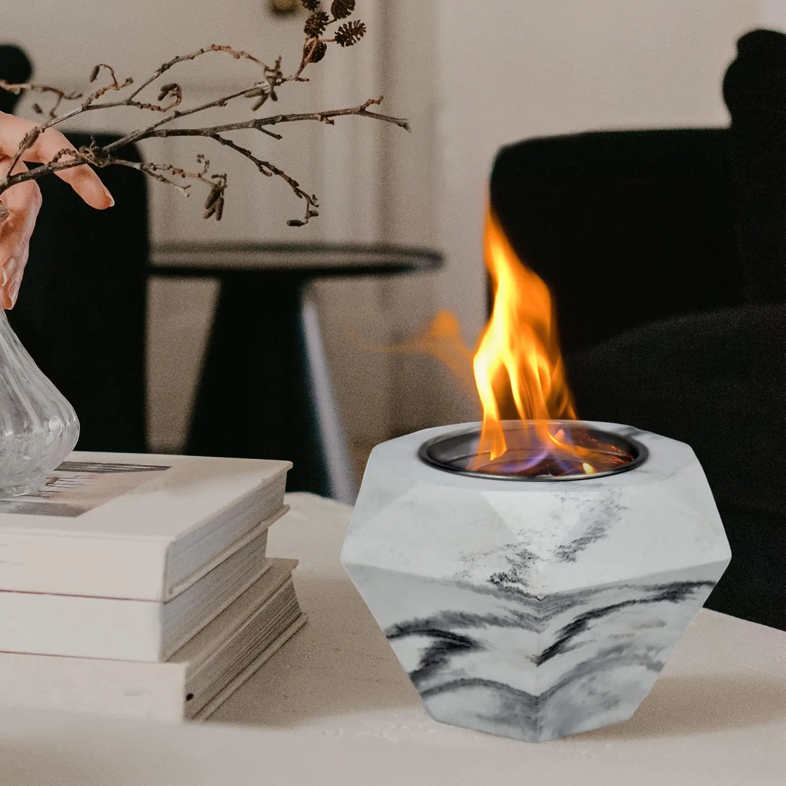 Tabletop Rubbing Alcohol Fireplace Bowl Tabletop Fire Personal Small Ethanol Fireplace for Garden Balcony Outdoor Home
Tabletop Rubbing Alcohol Fireplace Bowl Tabletop Fire Personal Small Ethanol Fireplace for Garden Balcony Outdoor Home