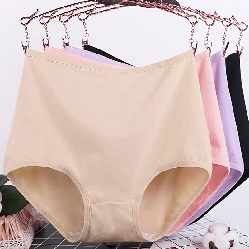 XL-6XL Cotton Briefs For Women Lingerie Underpants Soft Panties Solid High Waist Breathable Underwear Female Intimates
XL-6XL Cotton Briefs For Women Lingerie Underpants Soft Panties Solid High Waist Breathable Underwear Female Intimates