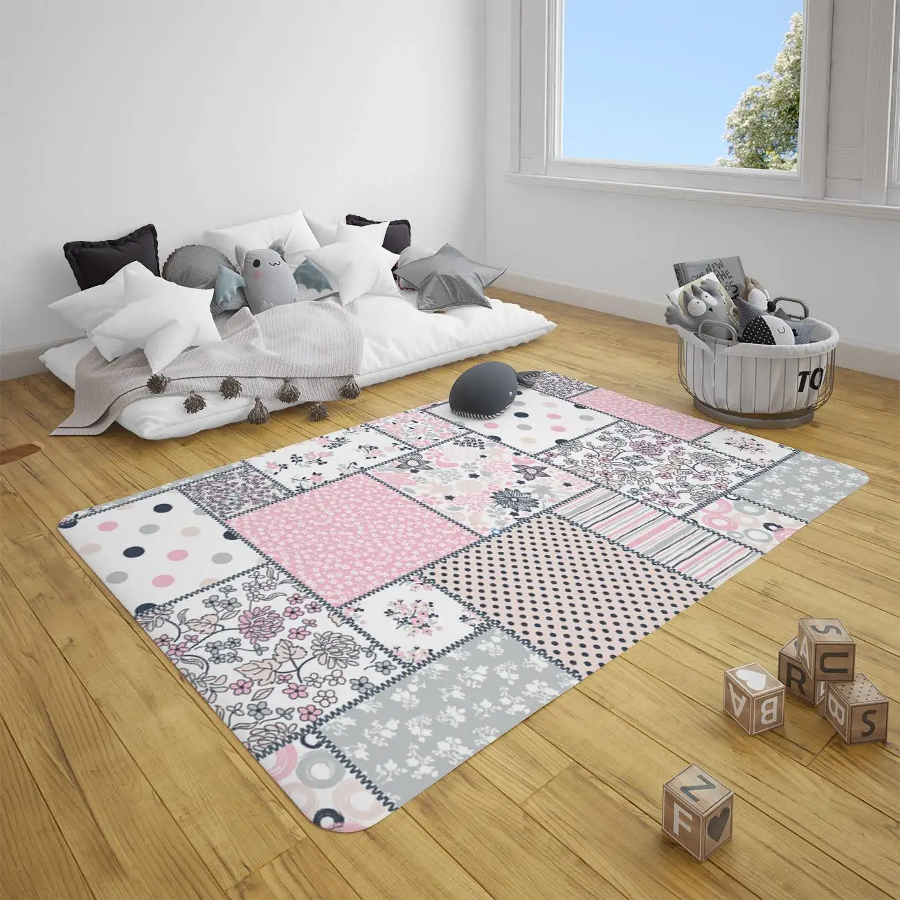 Cute patchwork pink soft patterned baby play mat round rectangular children's rug newborn pacifier
Cute patchwork pink soft patterned baby play mat round rectangular children's rug newborn pacifier
