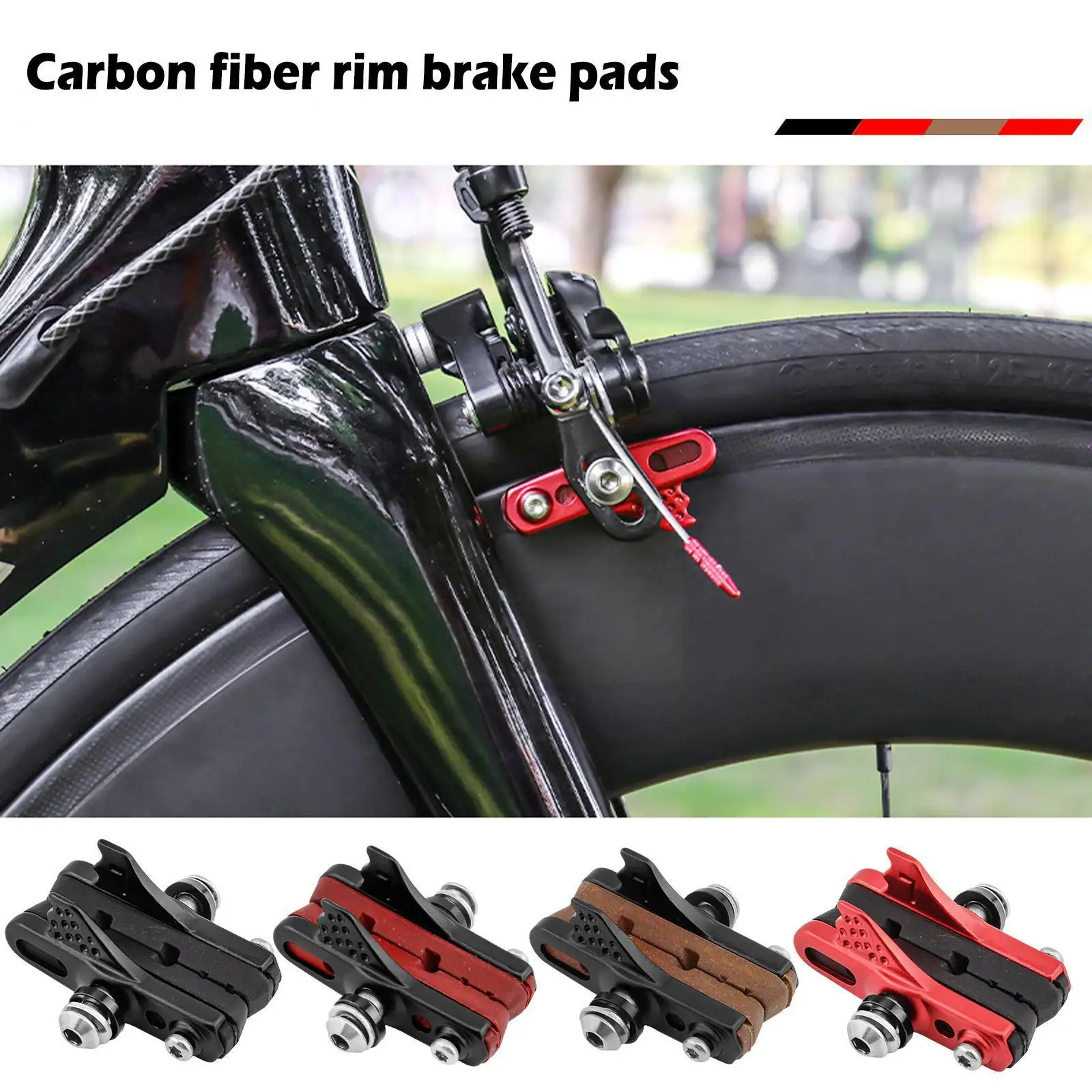 Carbon Wheel Brake Pads Caliper Brake Block MTB Road Folding Bicycle For Carbon Wheels Brake Shoes T2A3
Carbon Wheel Brake Pads Caliper Brake Block MTB Road Folding Bicycle For Carbon Wheels Brake Shoes T2A3
