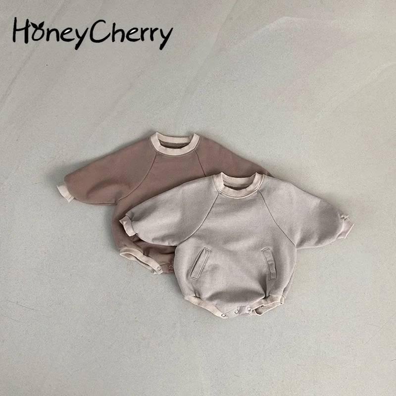 Autumn Newborn Contrast Pocket Sweater Bodysuit Round Neck Dolman Sleeve Bodysuit
Autumn Newborn Contrast Pocket Sweater Bodysuit Round Neck Dolman Sleeve Bodysuit