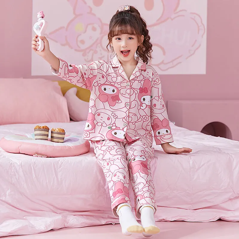 Kawaii Sanrio Cartoon Cotton Pajamas Cute My Melody Kuromi Spring Autumn Long-Sleeved Pajamas Soft Comfortable Creative Gifts
Kawaii Sanrio Cartoon Cotton Pajamas Cute My Melody Kuromi Spring Autumn Long-Sleeved Pajamas Soft Comfortable Creative Gifts