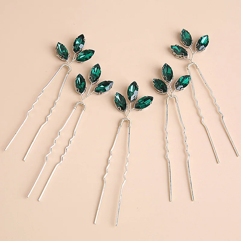 Vintage U-shaped Pins for Women Metal Barrette Clip Hairpins Bridal Hair Jewelry Accessories Wedding Colored glass Headdress New
Vintage U-shaped Pins for Women Metal Barrette Clip Hairpins Bridal Hair Jewelry Accessories Wedding Colored glass Headdress New