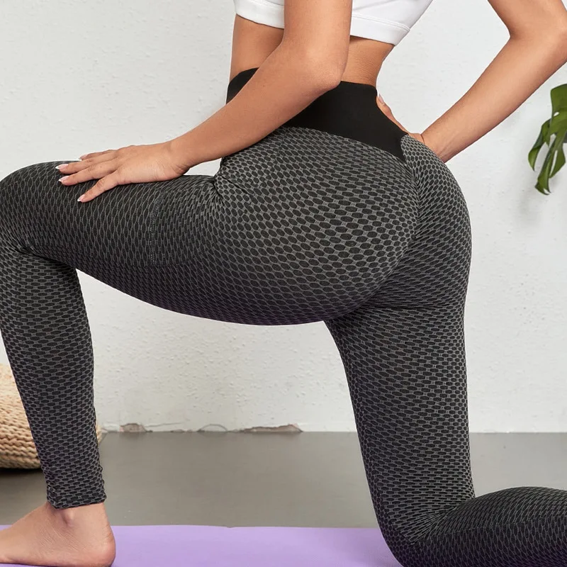 Leggings Yoga Pants Nine-point Pants Honeycomb High Waist Side Pocket High Elastic Fitness Pants Training Suit
Leggings Yoga Pants Nine-point Pants Honeycomb High Waist Side Pocket High Elastic Fitness Pants Training Suit