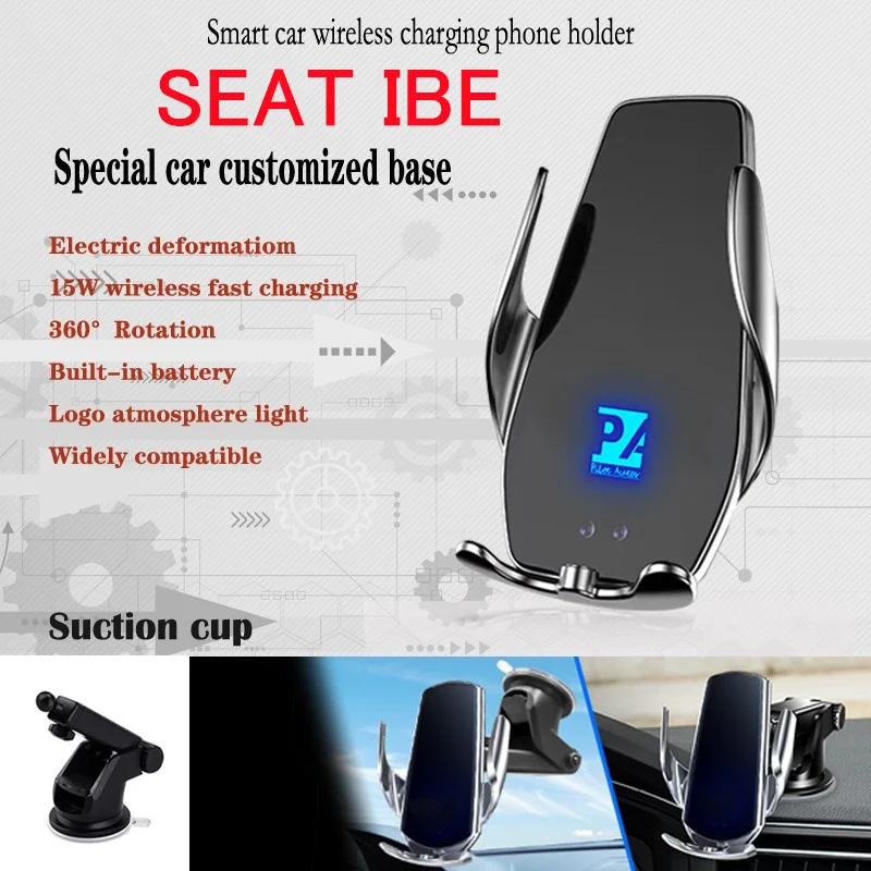 Car Cell Mobile Phone Holder Wireless Charger 15W Mount Navigation Bracket GPS 360 Rotating For Seat IBE 2010 2011 2012
Car Cell Mobile Phone Holder Wireless Charger 15W Mount Navigation Bracket GPS 360 Rotating For Seat IBE 2010 2011 2012