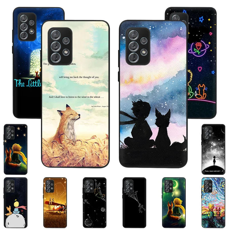 

The Little Prince Phone Case for Samsung Galaxy A72 A52 A32 A51 5G A50 A70 A71 A22 A21S A31 A40 A41 A11 A12 A20E A42 A7 A9 Cover