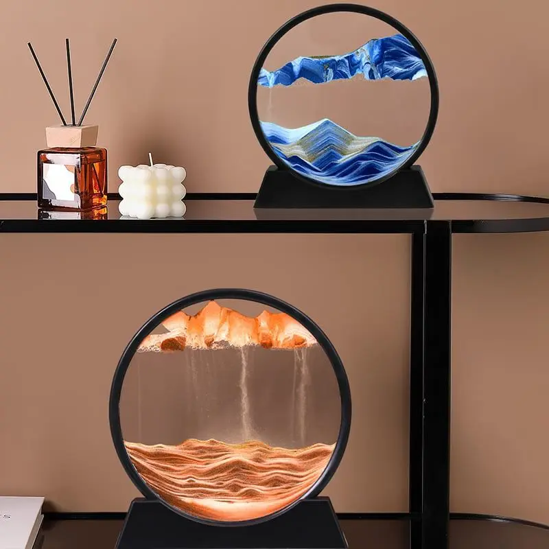 Картина с сыпучим песком, круглые 3d-песочные часы, глубоководный Пескоструйный пейзаж в движении, картина с движущимся песком, рамка для домашнего декора
Картина с сыпучим песком, круглые 3d-песочные часы, глубоководный Пескоструйный пейзаж в движении, картина с движущимся песком, рамка для домашнего декора