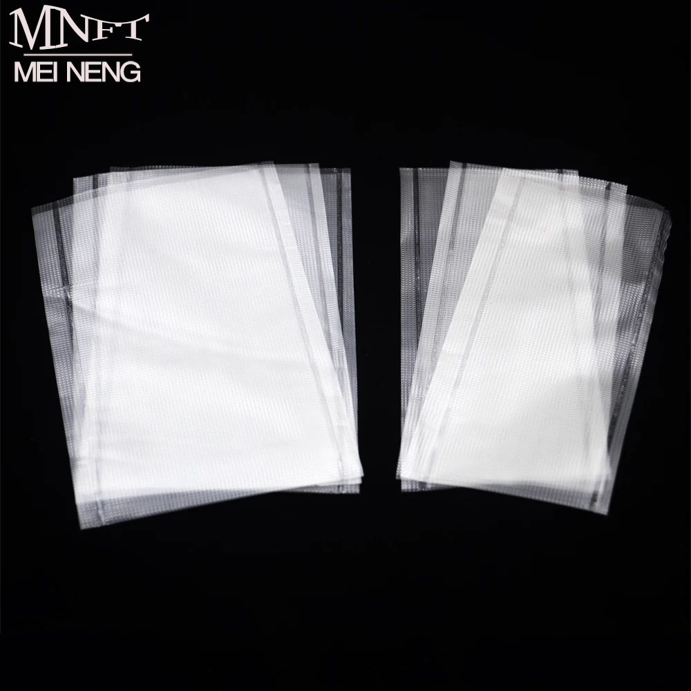 MNFT 50Pcs PVA Bag Carp Fishing Mesh Water Soluble Bag Instant Dissolution Speed Fishing Accessory Sizes 6x12cm/8x12cm 
MNFT 50Pcs PVA Bag Carp Fishing Mesh Water Soluble Bag Instant Dissolution Speed Fishing Accessory Sizes 6x12cm/8x12cm