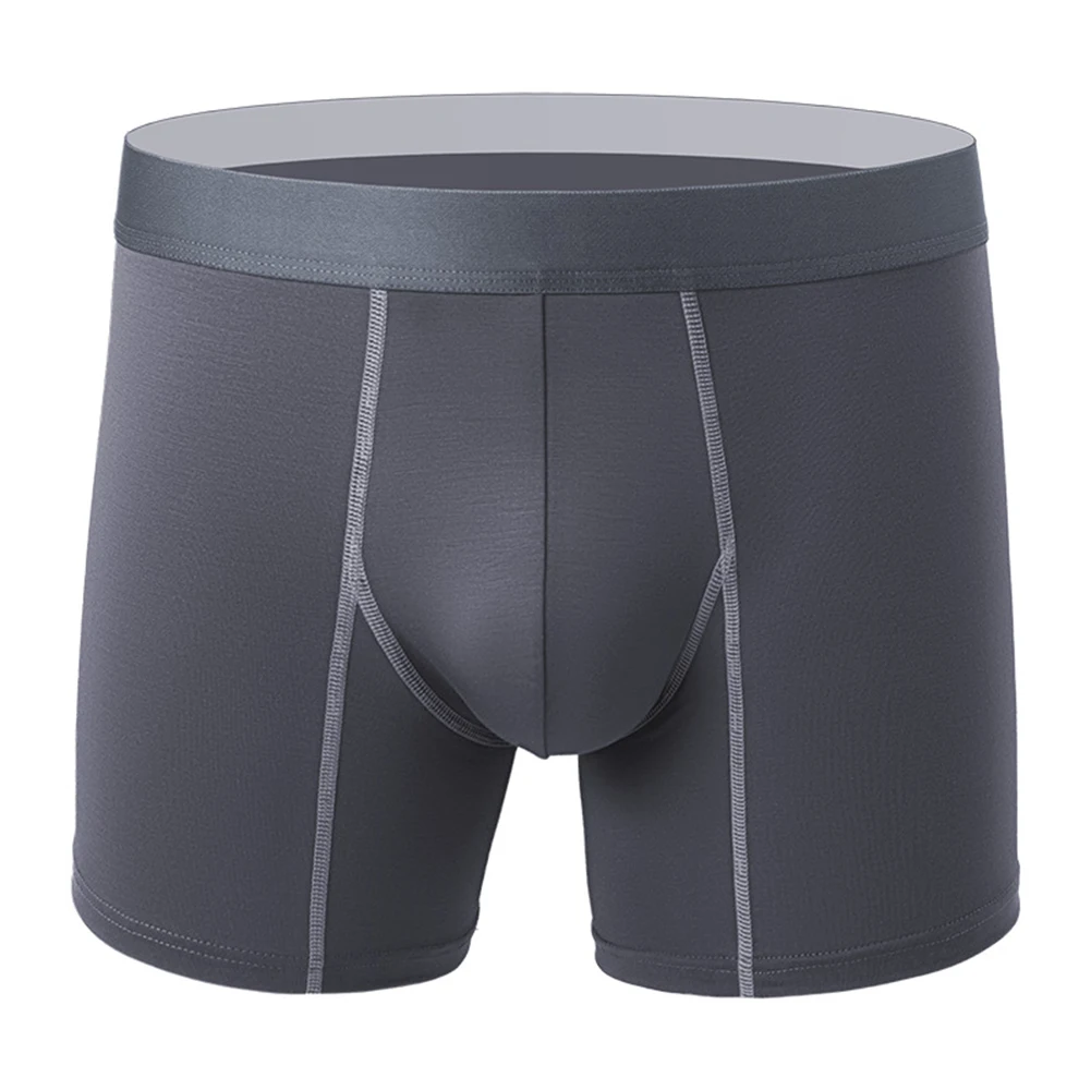 

Sexy Boxershorts Men Modal Seamless Boxer Briefs Pocket Underwear Shorts U Convex Pouch Swimming Trunks Underpants Panties