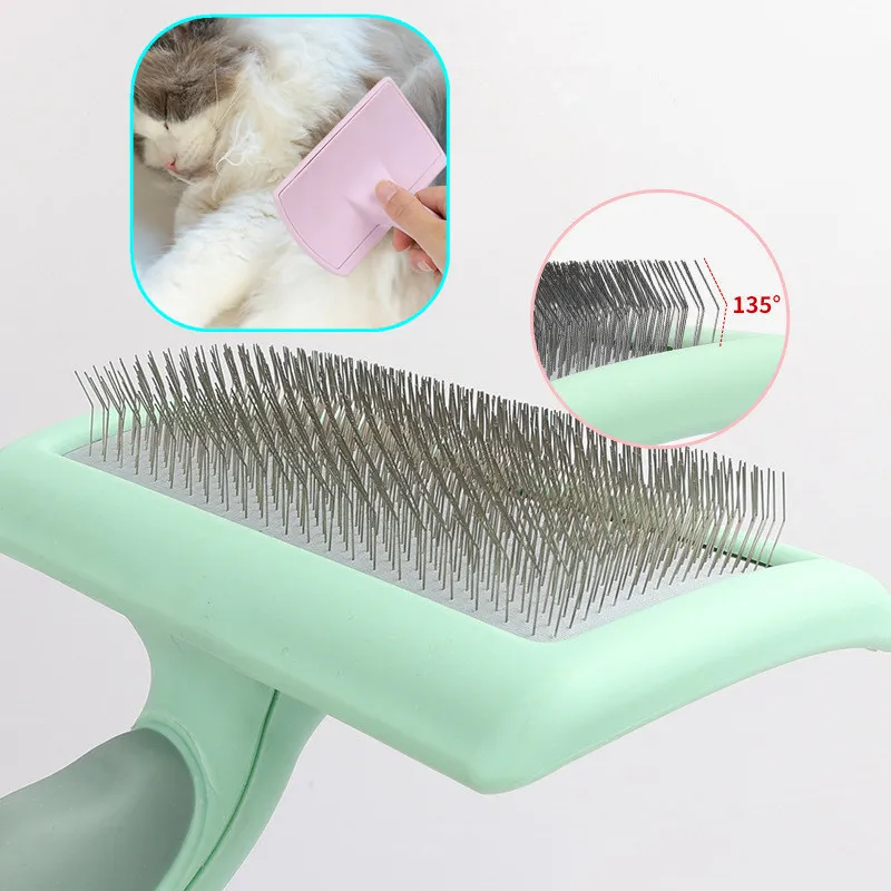 Soft Brush Tools Brush Stainless Massage Dog Steel Handle Brush Pet Hair Comb Remover Dog Cleaning Cat Grooming Dogs Combs Cat
Soft Brush Tools Brush Stainless Massage Dog Steel Handle Brush Pet Hair Comb Remover Dog Cleaning Cat Grooming Dogs Combs Cat