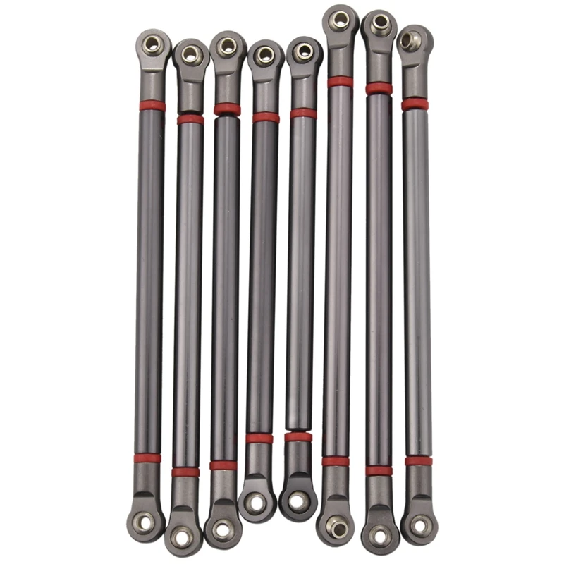 8Pcs Wheelbase Link Rod Aluminum Alloy Link Rod 313Mm For 1/10 Rc Car Crawler Axial Scx10
8Pcs Wheelbase Link Rod Aluminum Alloy Link Rod 313Mm For 1/10 Rc Car Crawler Axial Scx10