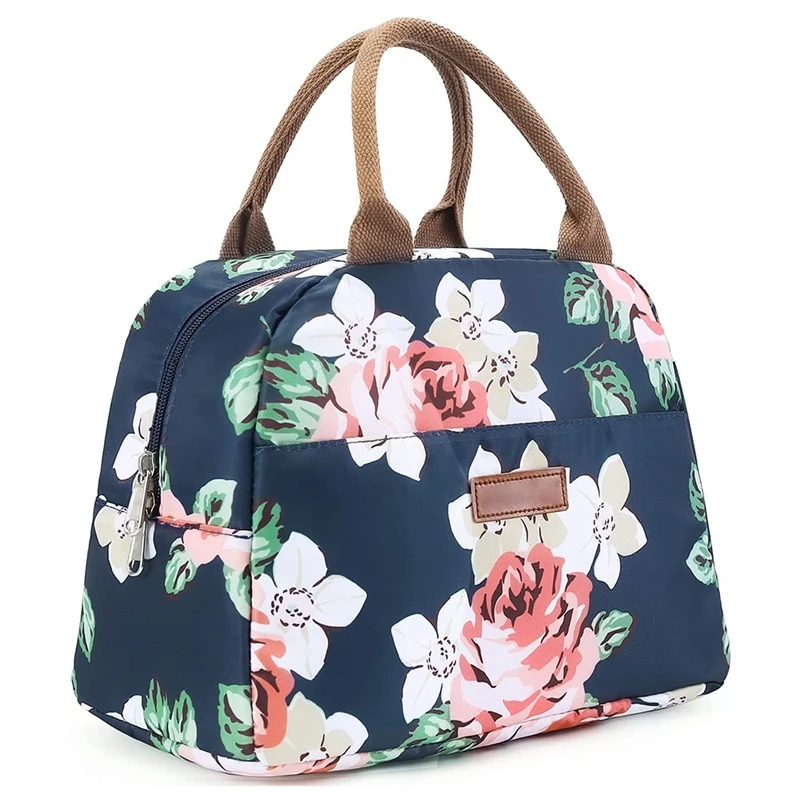 Small Lunch Bag, Insulated Lunch Bags For Women, Reusable Adult Lunch Box, Lunch Bag Women (Blue With Flower)
Small Lunch Bag, Insulated Lunch Bags For Women, Reusable Adult Lunch Box, Lunch Bag Women (Blue With Flower)