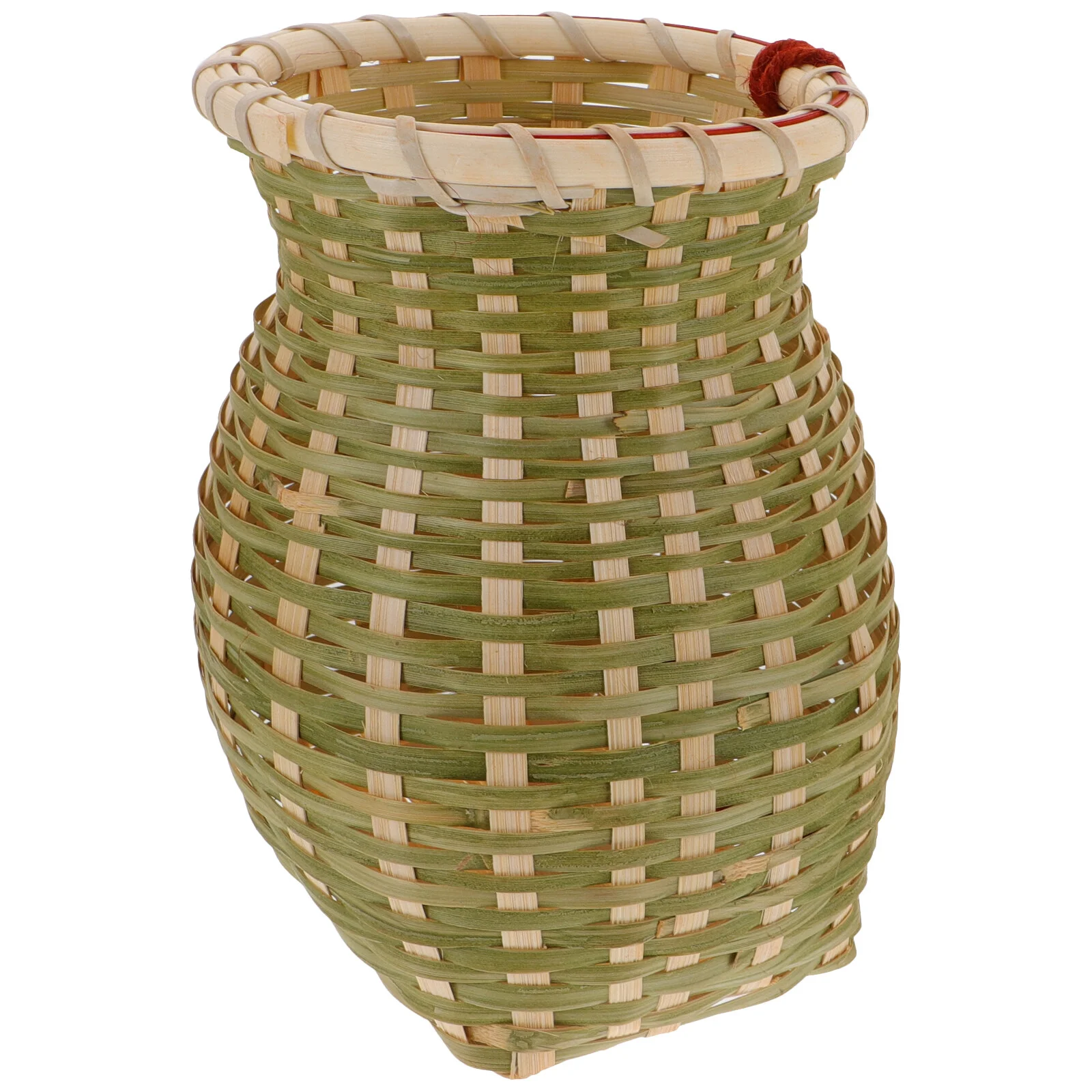 

Storage Basket Decorative Woven Dance Prop Pack Bamboo Small Knapsack Little Laundry Hamper