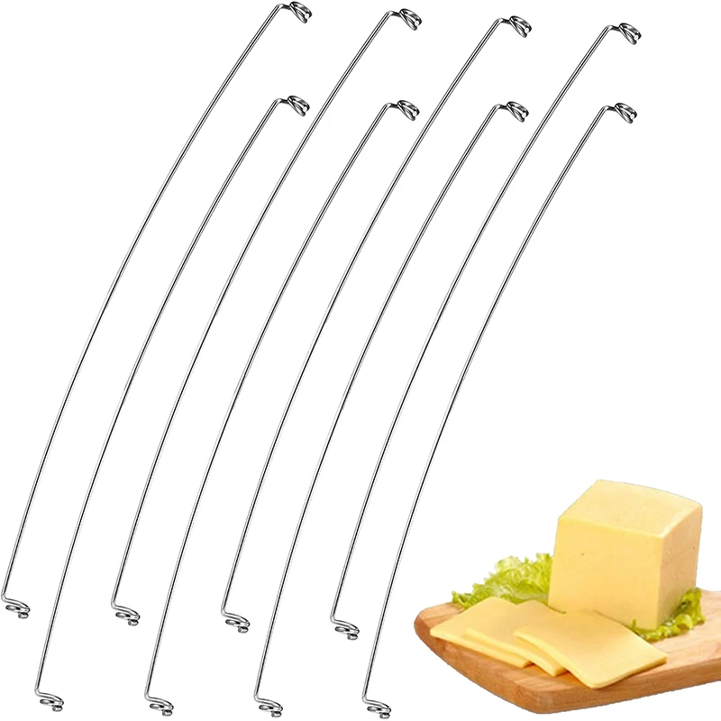 10 pcs Replacement Cheese Slicer Wires 5.5 Inch Stainless Steel Cheese Cutter Cheese Wire Pie Slicers for Cut Cheese Meats 
10 pcs Replacement Cheese Slicer Wires 5.5 Inch Stainless Steel Cheese Cutter Cheese Wire Pie Slicers for Cut Cheese Meats