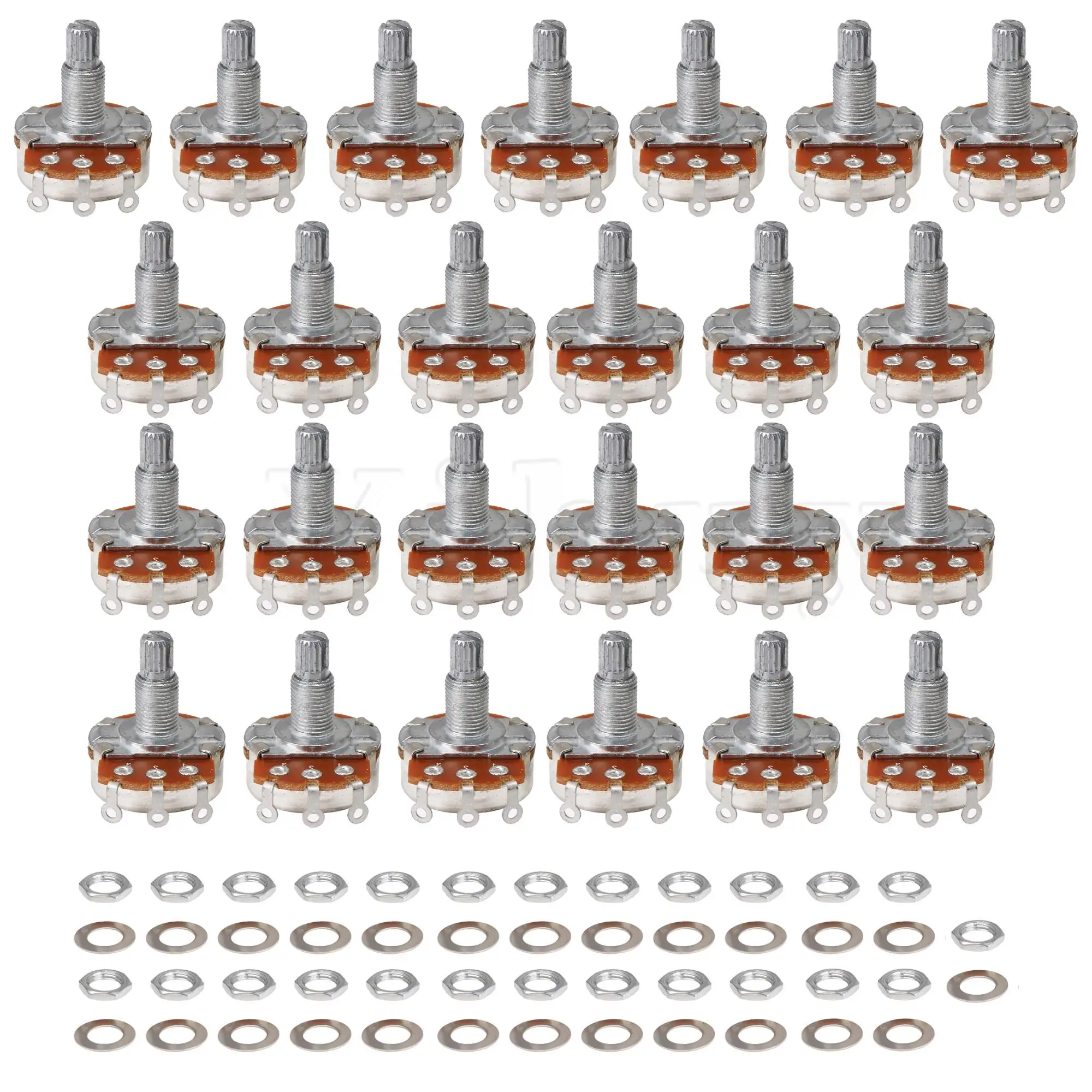 A500K Push Pull Guitar Timbre Control Pot Potentiometer Guitar Parts Pack of 25
A500K Push Pull Guitar Timbre Control Pot Potentiometer Guitar Parts Pack of 25