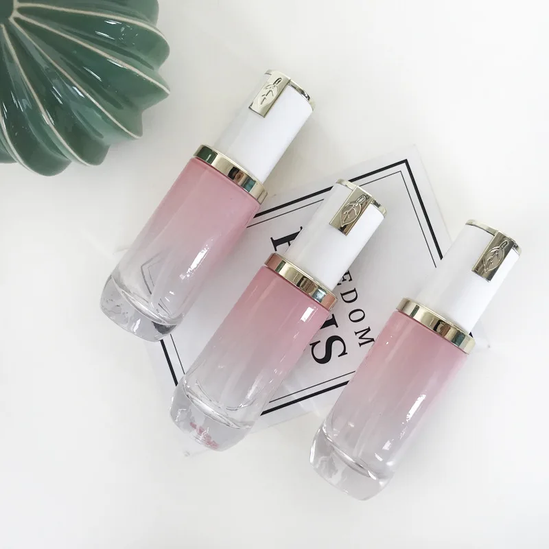 40ml Refillable Bottles Airless Pump Container Portable Lotion Bottle Gradient Pink Travel Empty Mini Glass Cosmetics Dispenser
40ml Refillable Bottles Airless Pump Container Portable Lotion Bottle Gradient Pink Travel Empty Mini Glass Cosmetics Dispenser