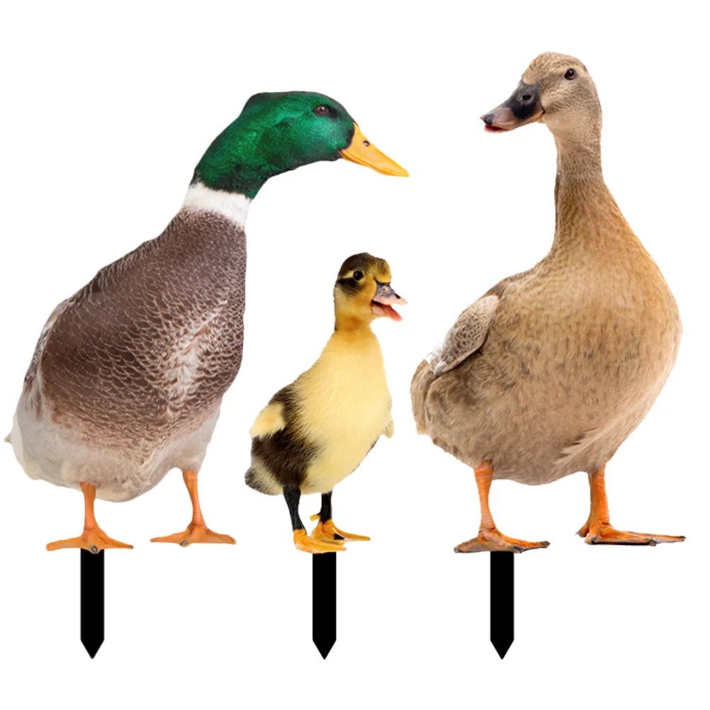 3Pcs Acrylic Animal Stakes Duck Yards Decors Lifelike Yard Duck Stakes Decorative Lawn Duck Signs
3Pcs Acrylic Animal Stakes Duck Yards Decors Lifelike Yard Duck Stakes Decorative Lawn Duck Signs
