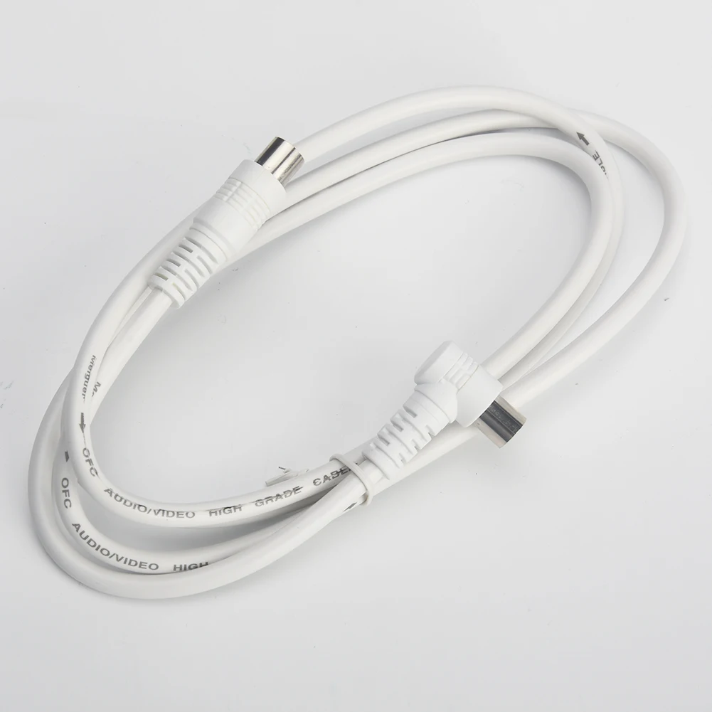 1.5m/59.06inch Flexible Male To Male Antenna Digital Signal Transmission Video Cable For High-definition Television HD TV Line
1.5m/59.06inch Flexible Male To Male Antenna Digital Signal Transmission Video Cable For High-definition Television HD TV Line