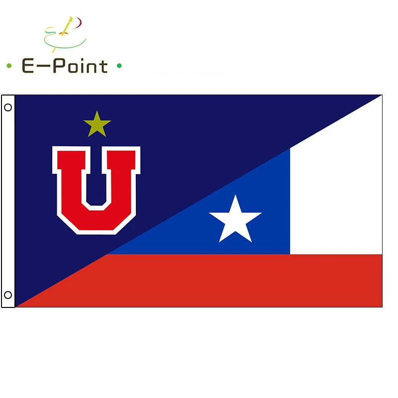 Half Chile Half Club Universidad de Chile Flag 3ft*5ft (90*150cm) Size Christmas Decorations for Home Flag Banner
Half Chile Half Club Universidad de Chile Flag 3ft*5ft (90*150cm) Size Christmas Decorations for Home Flag Banner